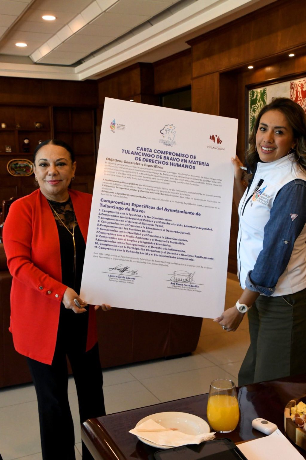 Tulancingo consolida acuerdo en favor de los derechos&nbsp;humanos